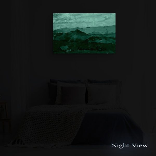 Canvas Wall Art - Abstract Classic Rural  Landscape