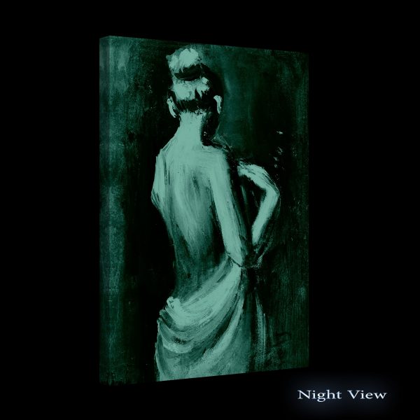 Woman Naked Shoulder Painting