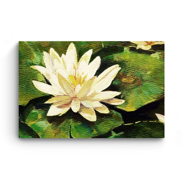 Canvas Wall Art - Pure White Lily