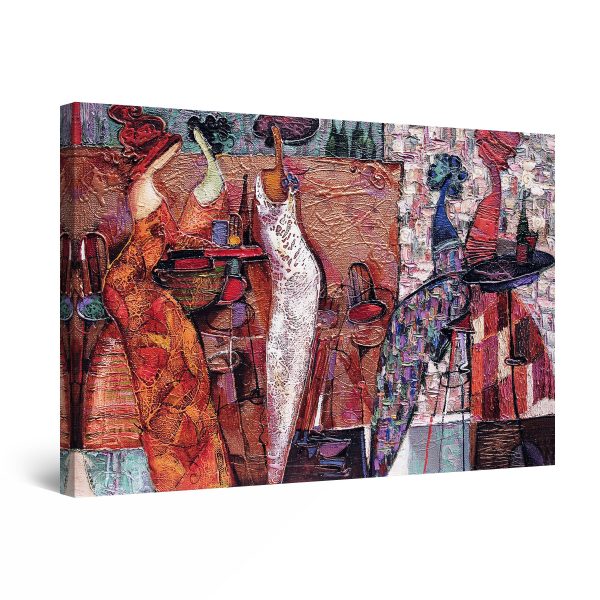 Canvas Wall Art - African Women Abstract