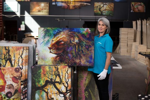 Canvas Wall Art - Fashion Lion Animal