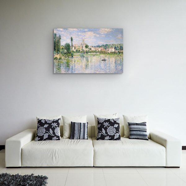 Canvas Wall Art - Abstract - Monet Reproduction Summer