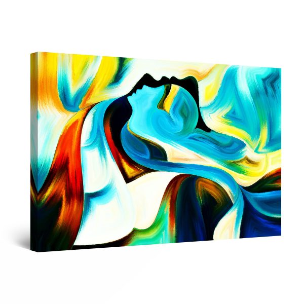 Woman Meditation Painting Deep Meaning