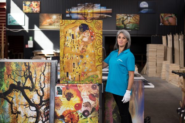 Canvas Wall Art -Tree of Life Kiss Klimt