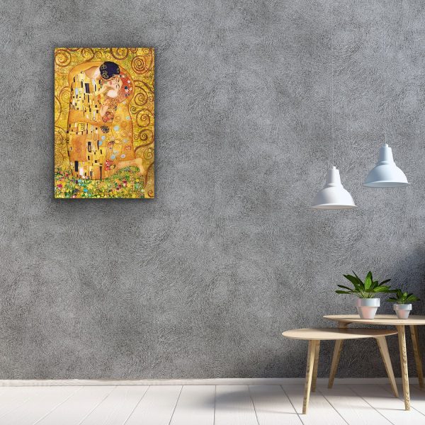Canvas Wall Art -Tree of Life Kiss Klimt