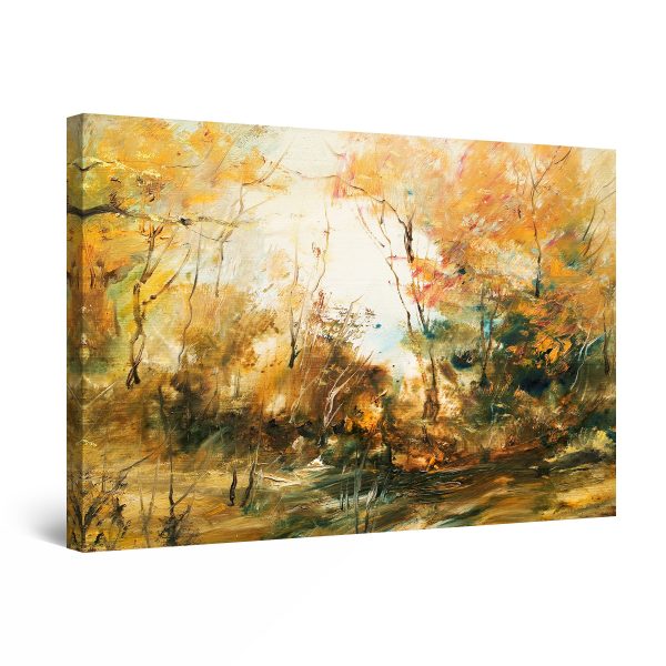 Canvas Wall Art - Brown Autumn Decor