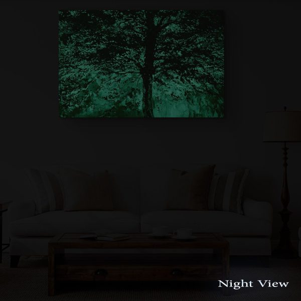 Canvas Wall Art - Tree Red All Around