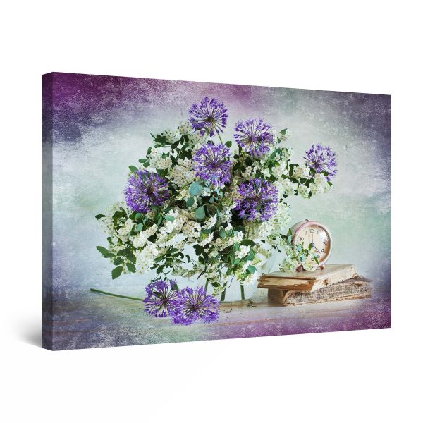 Canvas Wall Art - Abstract - Country Style Purple Decor