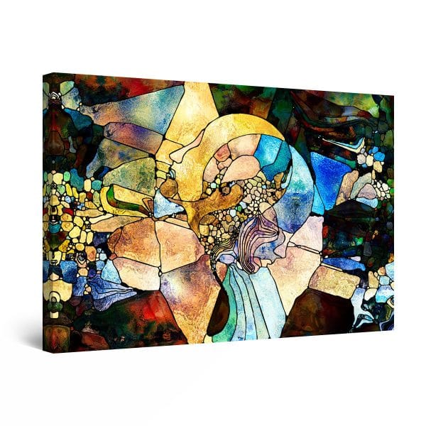 Canvas Wall Art - Double Personality, Hidden Faces