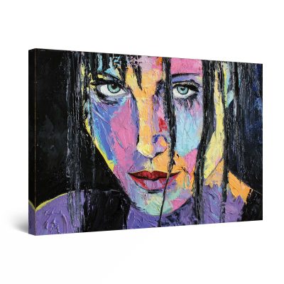 Canvas Wall Art - Jolie Colored Collection Eva Women