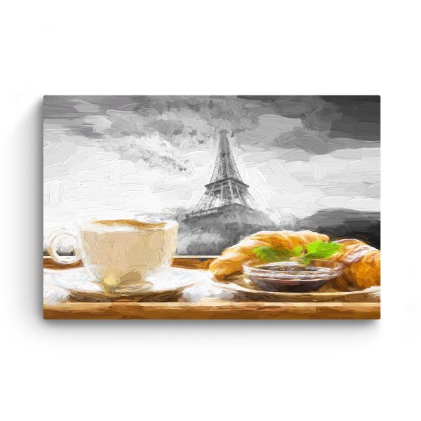 Canvas Wall Art - Breakfast in Paris