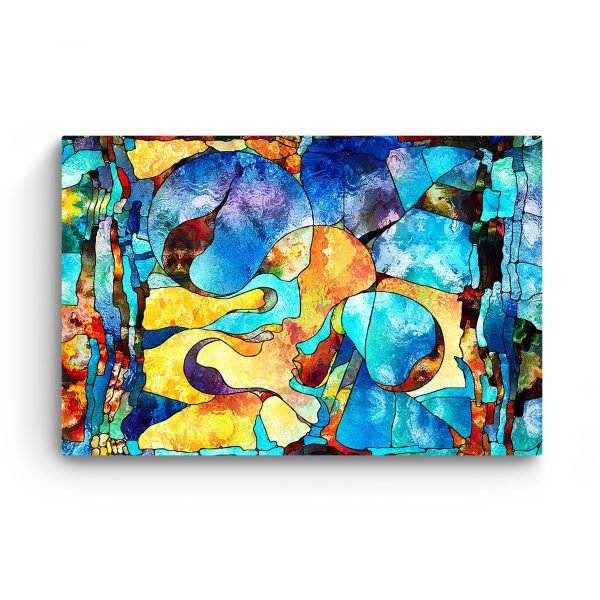 Canvas Wall Art - Abstract - Abstract FACE Angelique