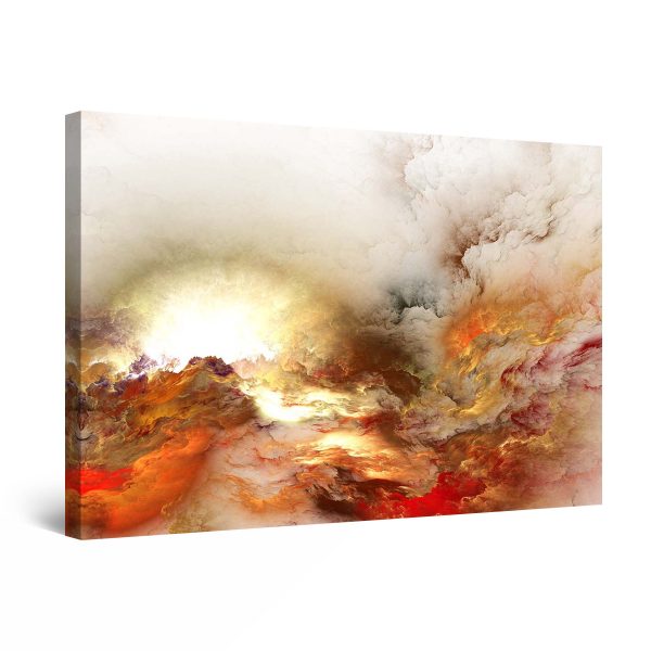 Canvas Wall Art - Galaxy Clouds Abstract