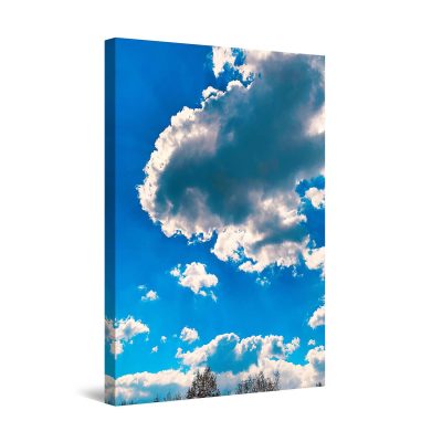 Canvas Wall Art - The Azure and Cloudy Sky Painting