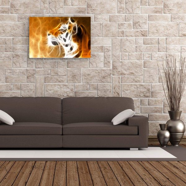 Tiger Head, Animals Framed 60 x 90 cm