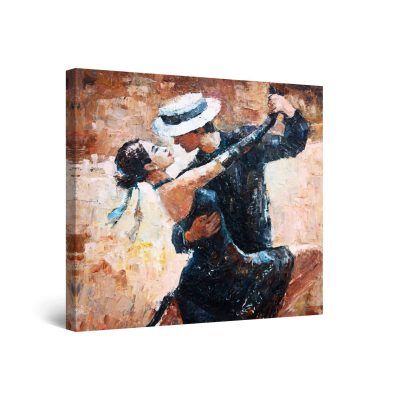 Canvas Wall Art - Tango Argentinian 80 x 80 cm