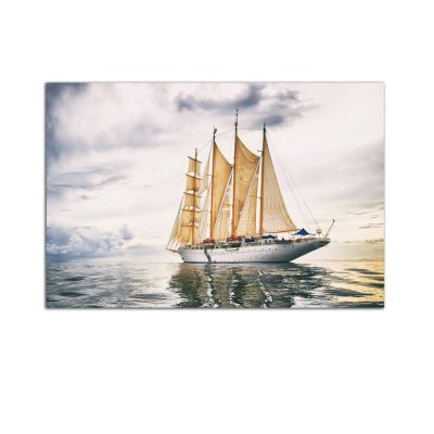 Plexiglass Wall Art - Tempered Boat Trip Decor  60 x 90 CM