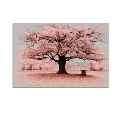 Plexiglass Wall Art - Pink Tree Decor  60 x 90 CM