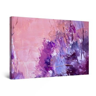 Canvas Wall Art - Abstract Purple Painting