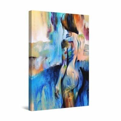 Canvas Wall Art - Abstract Woman Silhouette