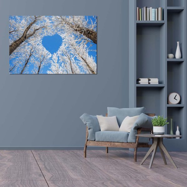 Canvas Wall Art - Love is in The Air Trees