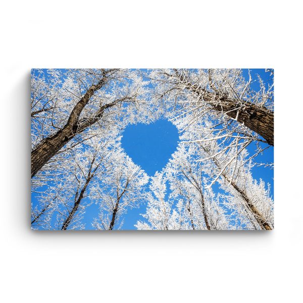 Canvas Wall Art - Love is in The Air Trees