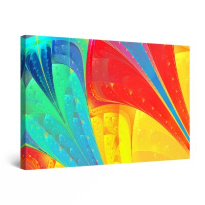 Canvas Wall Art - Abstract Colored Ice Cream