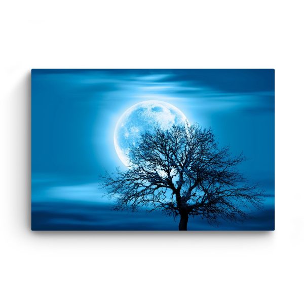 Canvas Wall Art - Blue Sky and Tree