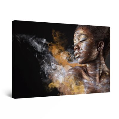 Canvas Wall Art - Abstract Woman and Dust
