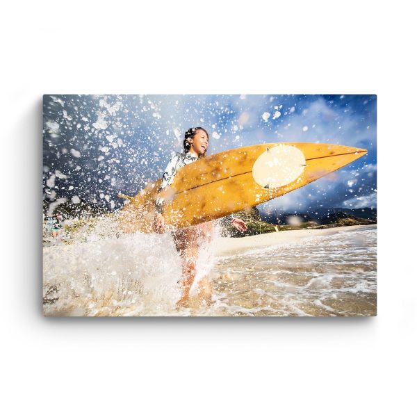 Canvas Wall Art - Surf Girl